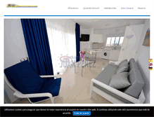 Tablet Screenshot of apartamentosjuanperez.com